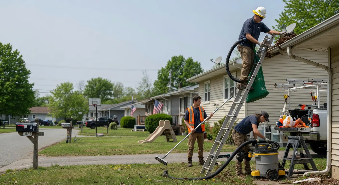 Gutter Installation in Harrisonville, PA near me